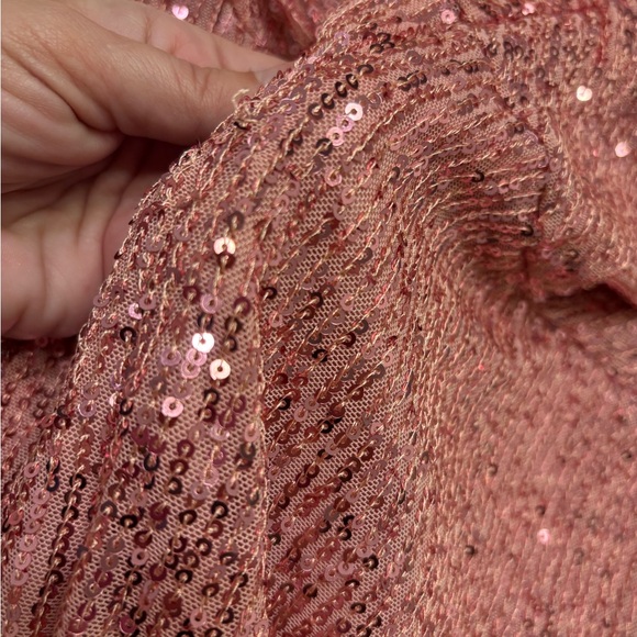 Haute Monde Coral Strapless Dress - Picture 6 of 8